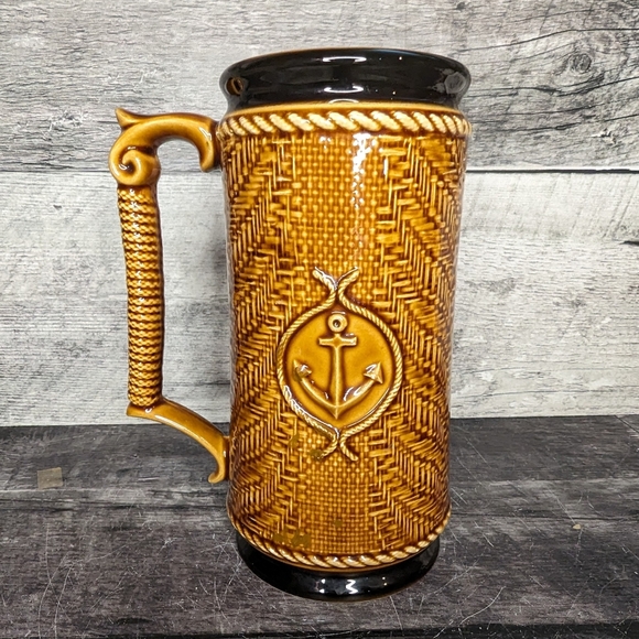 Vintage XL Tall Ship Ceramic Mug - Picture 4 of 7